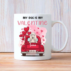 Lovely Custom Dog Mug for Valentine’s Day – Cute Dog Lover Gift – 89Prints