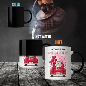 Lovely Custom Dog Mug for Valentine’s Day – Cute Dog Lover Gift – 89Prints