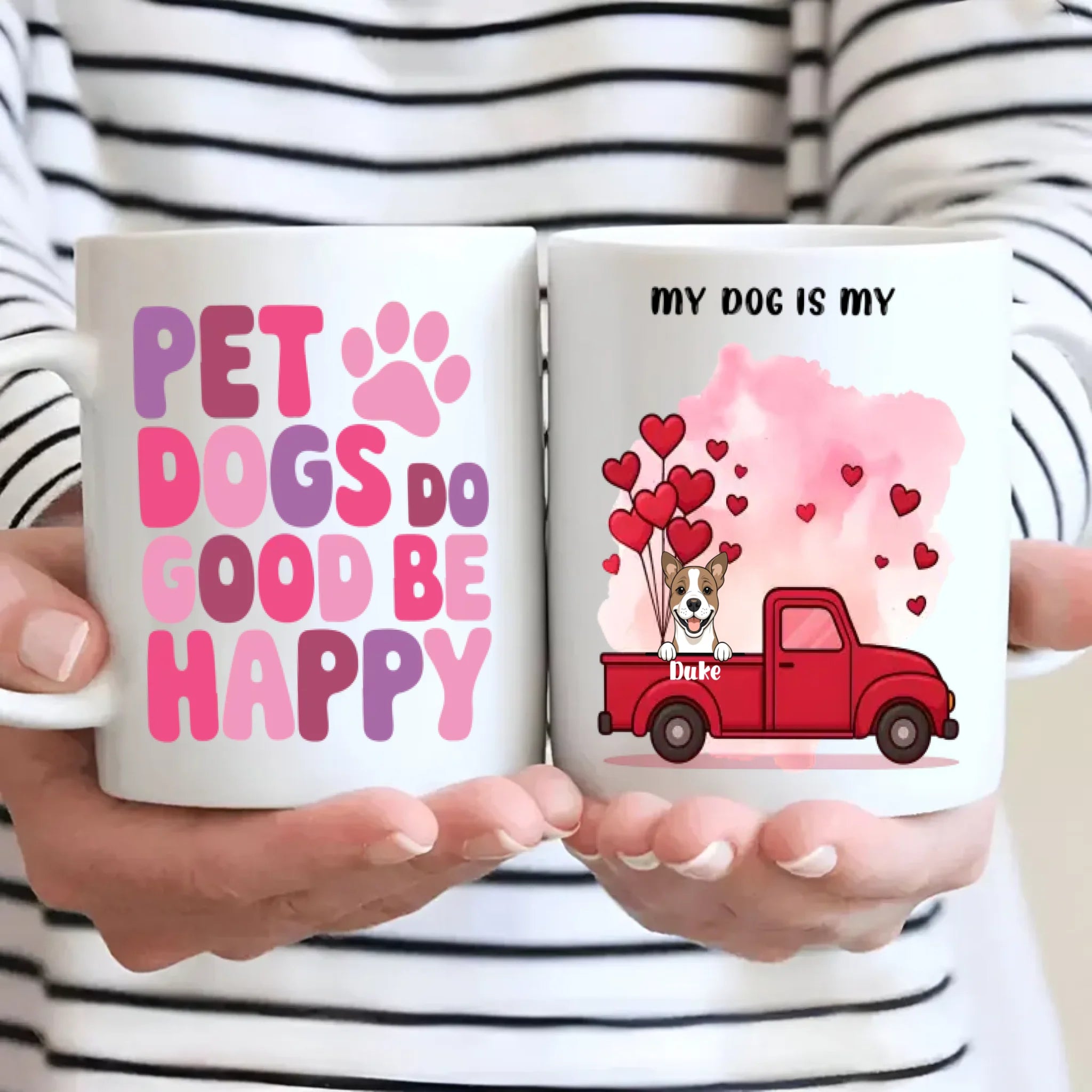 Adorable Personalized Valentine Dog Mug – Cute Custom Gift for Dog Lovers – 89Prints