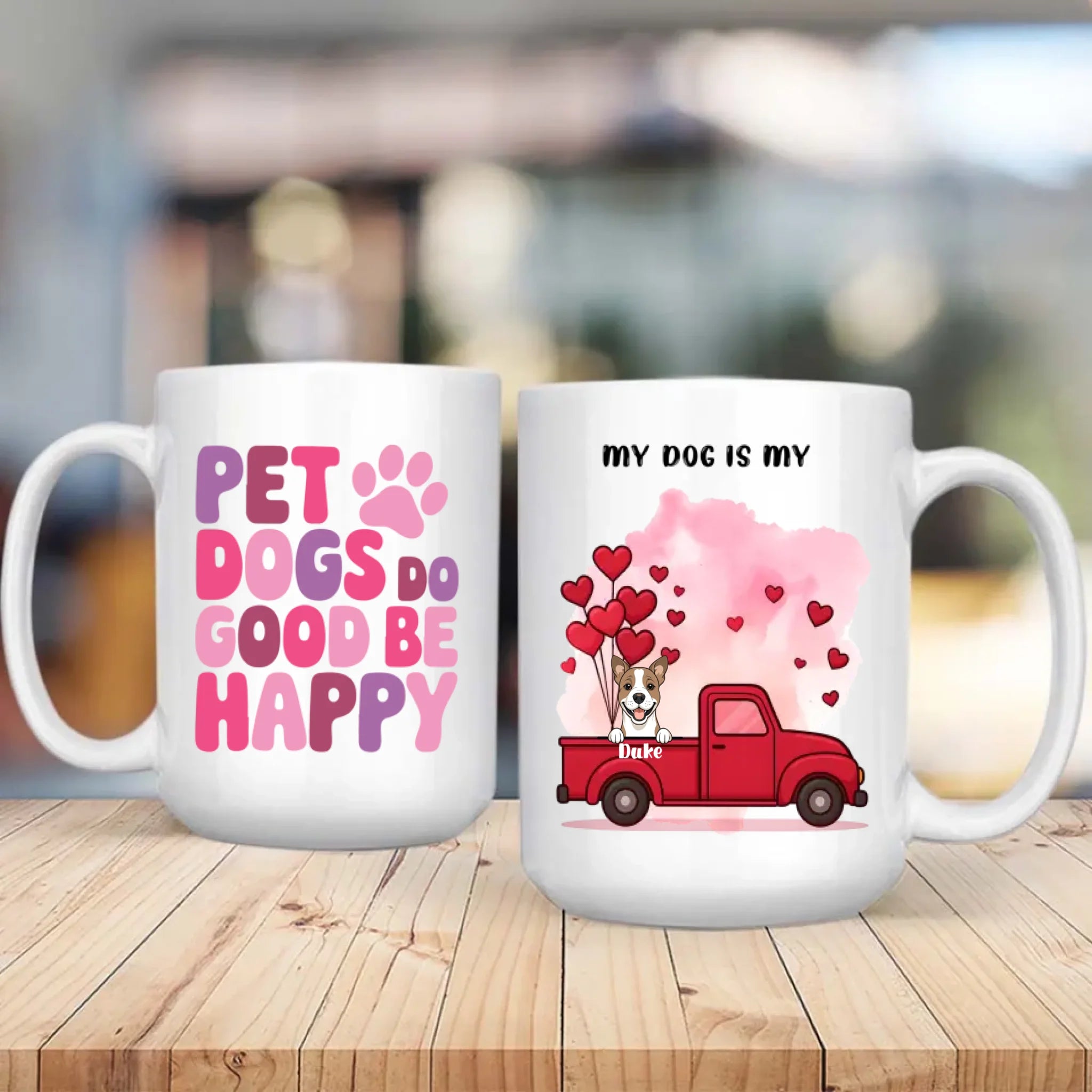 Adorable Personalized Valentine Dog Mug – Cute Custom Gift for Dog Lovers – 89Prints
