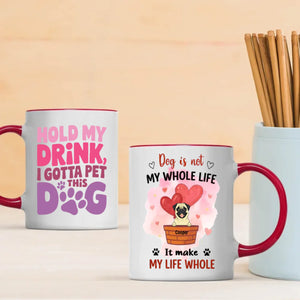 Lovely Valentine’s Day Dog Mug – Sweet Custom Pet Art Gift – 89Prints