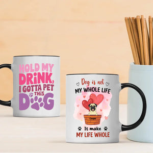 Lovely Valentine’s Day Dog Mug – Sweet Custom Pet Art Gift – 89Prints