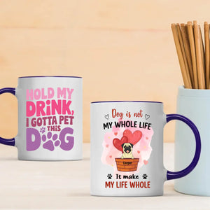 Lovely Valentine’s Day Dog Mug – Sweet Custom Pet Art Gift – 89Prints