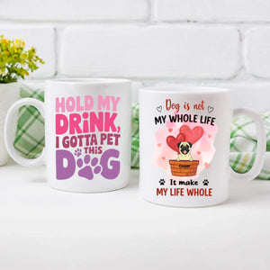 Lovely Valentine’s Day Dog Mug – Sweet Custom Pet Art Gift – 89Prints