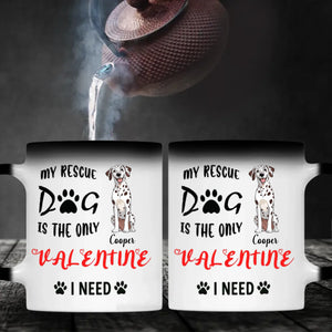 Warm & Heartfelt Valentine Dog Mug – Personalized Pet Illustration – 89Prints
