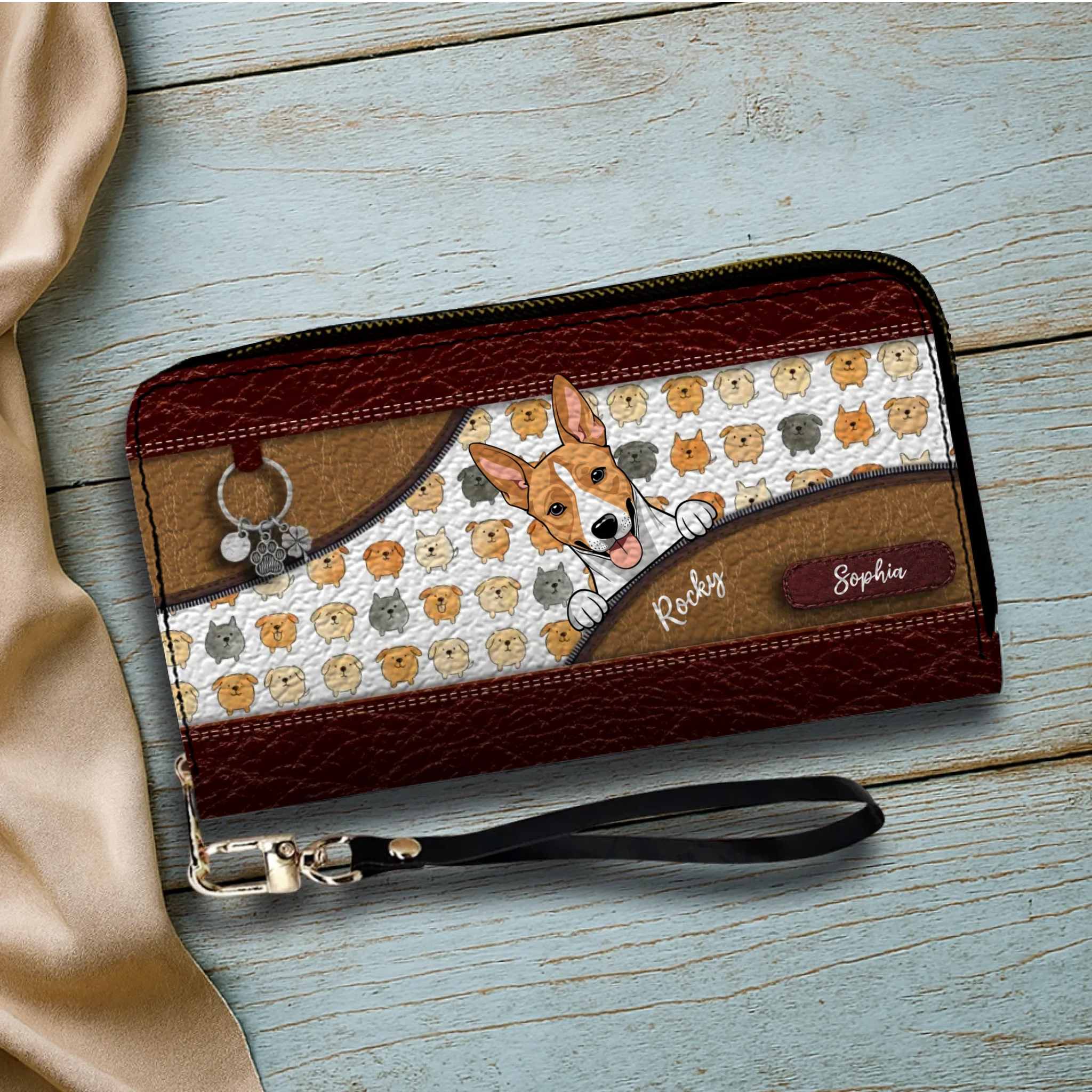 Custom Leather Wallet for Pet Lovers – Men & Women Gift - 89Prints