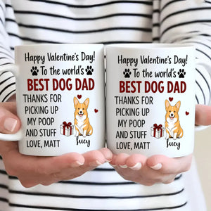 Funny Valentine’s Day Dog Lover Mug – Custom Pet Art Gift – 89Prints