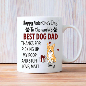 Funny Valentine’s Day Dog Lover Mug – Custom Pet Art Gift – 89Prints