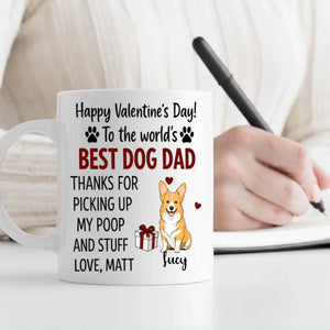 Funny Valentine’s Day Dog Lover Mug – Custom Pet Art Gift – 89Prints