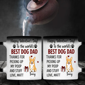 Funny Valentine’s Day Dog Lover Mug – Custom Pet Art Gift – 89Prints