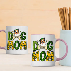 Lucky St. Patrick’s Day Custom Dog & Cat Mug – Personalized Pet Name Gift for Dog Moms – 89Prints