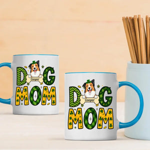 Lucky St. Patrick’s Day Custom Dog & Cat Mug – Personalized Pet Name Gift for Dog Moms – 89Prints