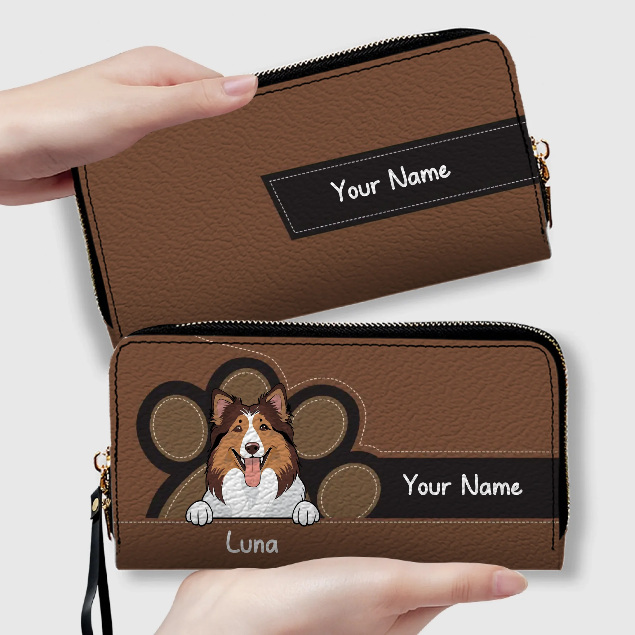 Customized Pet Wallet – Add Your Pet’s Name & Portrait | 89Prints