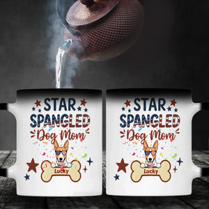 Dog Mom Gifts – Star Spangled Sunglasses Dog Mug for Patriotic Moms - 89Prints