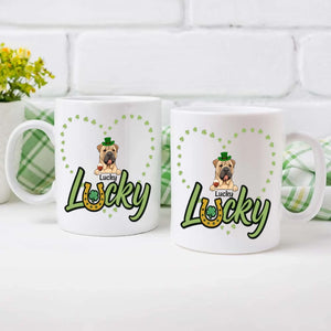 Lucky Shamrock Custom Pet Mug for St. Patrick’s Celebration – Personalized Gift - 89prints