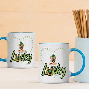 Lucky Shamrock Custom Pet Mug for St. Patrick’s Celebration – Personalized Gift - 89prints
