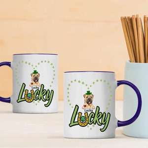 Lucky Shamrock Custom Pet Mug for St. Patrick’s Celebration – Personalized Gift - 89prints