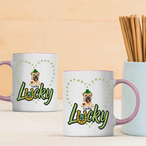 Lucky Shamrock Custom Pet Mug for St. Patrick’s Celebration – Personalized Gift - 89prints