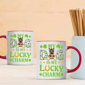 Personalized St. Patrick’s Mug – My Dog Is My Lucky Charm Celebration - 89Prints
