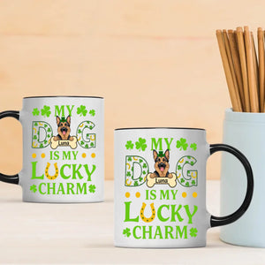 Personalized St. Patrick’s Mug – My Dog Is My Lucky Charm Celebration - 89Prints