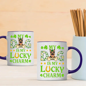 Personalized St. Patrick’s Mug – My Dog Is My Lucky Charm Celebration - 89Prints