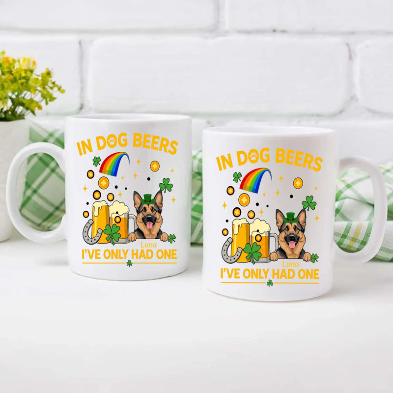 Lucky Leprechaun Dog Mug – St. Patrick’s Day Coffee Cup for Dog Lovers - 89Prints