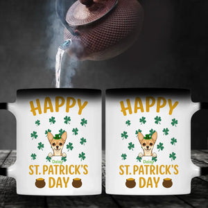 Magic Dog Mug – Leprechaun Dog & Shamrocks for St. Patrick’s Day - 89Prints
