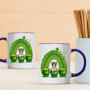 Happy St. Patrick’s Day Rainbow Mug – Personalized Lucky Celebration Gift - 89Prints