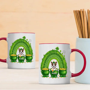 Happy St. Patrick’s Day Rainbow Mug – Personalized Lucky Celebration Gift - 89Prints