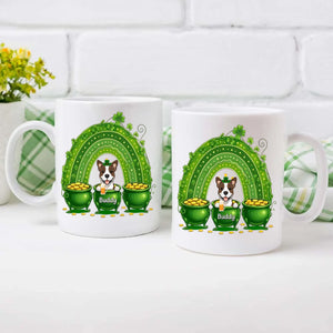 Happy St. Patrick’s Day Rainbow Mug – Personalized Lucky Celebration Gift - 89Prints
