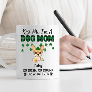 Dog Mom St. Patrick’s Day Mug – Leprechaun Dog & Funny Irish Quote - 89Prints