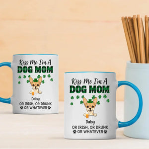 Dog Mom St. Patrick’s Day Mug – Leprechaun Dog & Funny Irish Quote - 89Prints