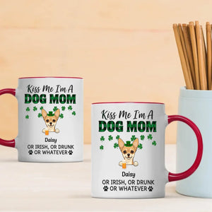 Dog Mom St. Patrick’s Day Mug – Leprechaun Dog & Funny Irish Quote - 89Prints