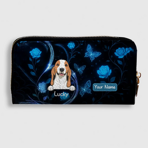 Blue Glow Fantasy Pet Wallet – Personalized Dogs & Cats Wallets | 89Prints