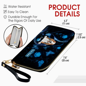 Blue Glow Fantasy Pet Wallet – Personalized Dogs & Cats Wallets | 89Prints