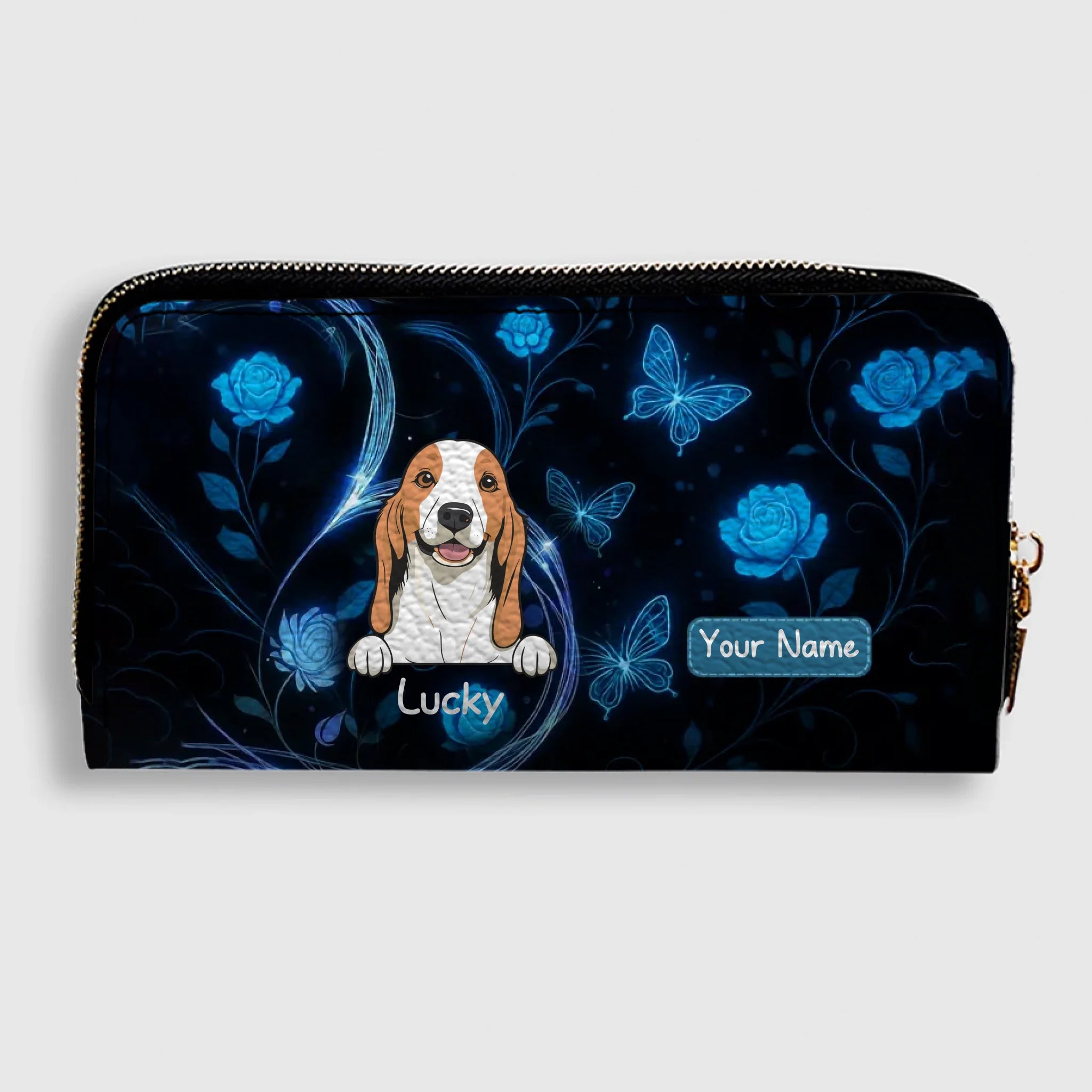 Blue Glow Fantasy Pet Wallet – Personalized Dogs & Cats Wallets | 89Prints