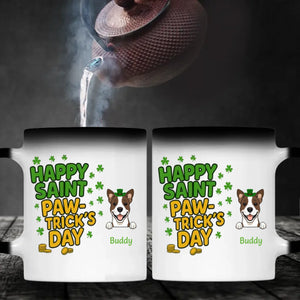Custom Dog Dad Mug – “One Lucky Daddy” Heat-Reveal Cup for St Patrick’s Day - 89Prints