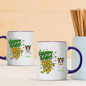 Custom Dog Dad Mug – “One Lucky Daddy” Heat-Reveal Cup for St Patrick’s Day - 89Prints