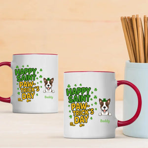 Custom Dog Dad Mug – “One Lucky Daddy” Heat-Reveal Cup for St Patrick’s Day - 89Prints