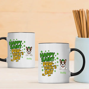 Custom Dog Dad Mug – “One Lucky Daddy” Heat-Reveal Cup for St Patrick’s Day - 89Prints