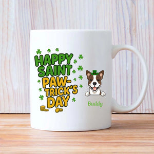 Custom Dog Dad Mug – “One Lucky Daddy” Heat-Reveal Cup for St Patrick’s Day - 89Prints