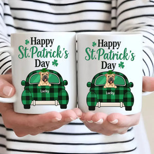Patrick-Themed Personalized Dog Mug – Funny Custom Dog & Name | 89Prints