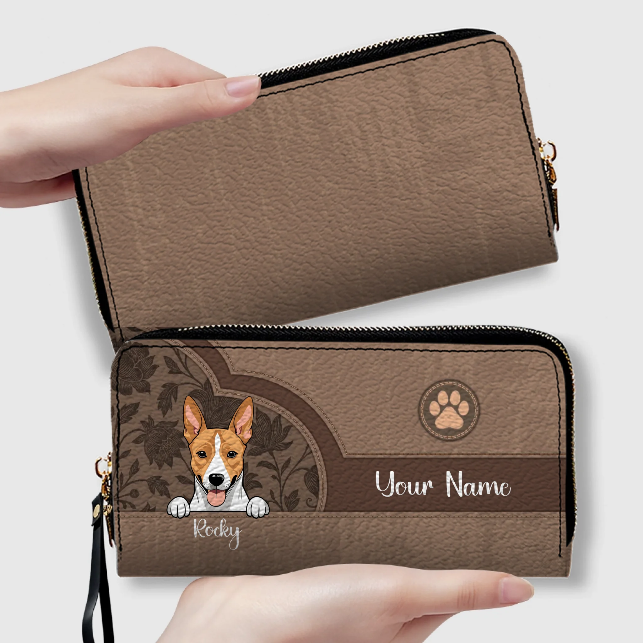 Customized Pet Wallet – Custom Name, Color Palette & Pet Count | 89Prints