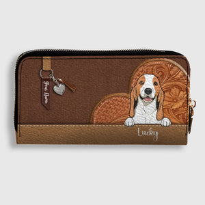 Custom Pet Leather Wallet – Personalized Dog & Cat Signature Wallet | 89Prints