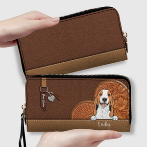 Custom Pet Leather Wallet – Personalized Dog & Cat Signature Wallet | 89Prints