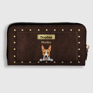 Luxury Personalized Leather Wallet for Pet Lovers – Stylish Gift - 89Prints