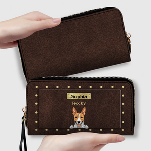 Luxury Personalized Leather Wallet for Pet Lovers – Stylish Gift - 89Prints