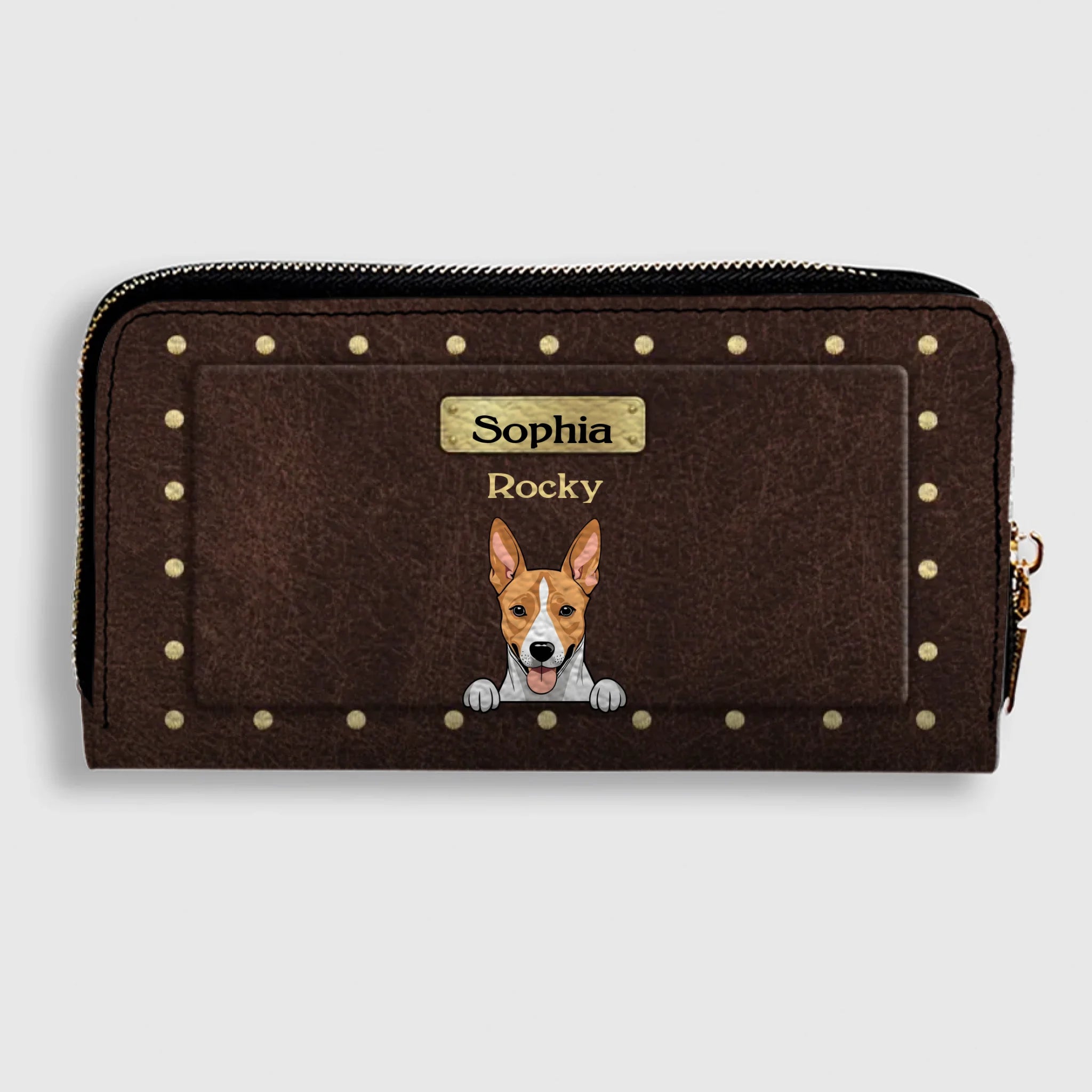 Luxury Personalized Leather Wallet for Pet Lovers – Stylish Gift - 89Prints