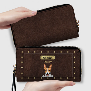 Luxury Personalized Leather Wallet for Pet Lovers – Stylish Gift - 89Prints