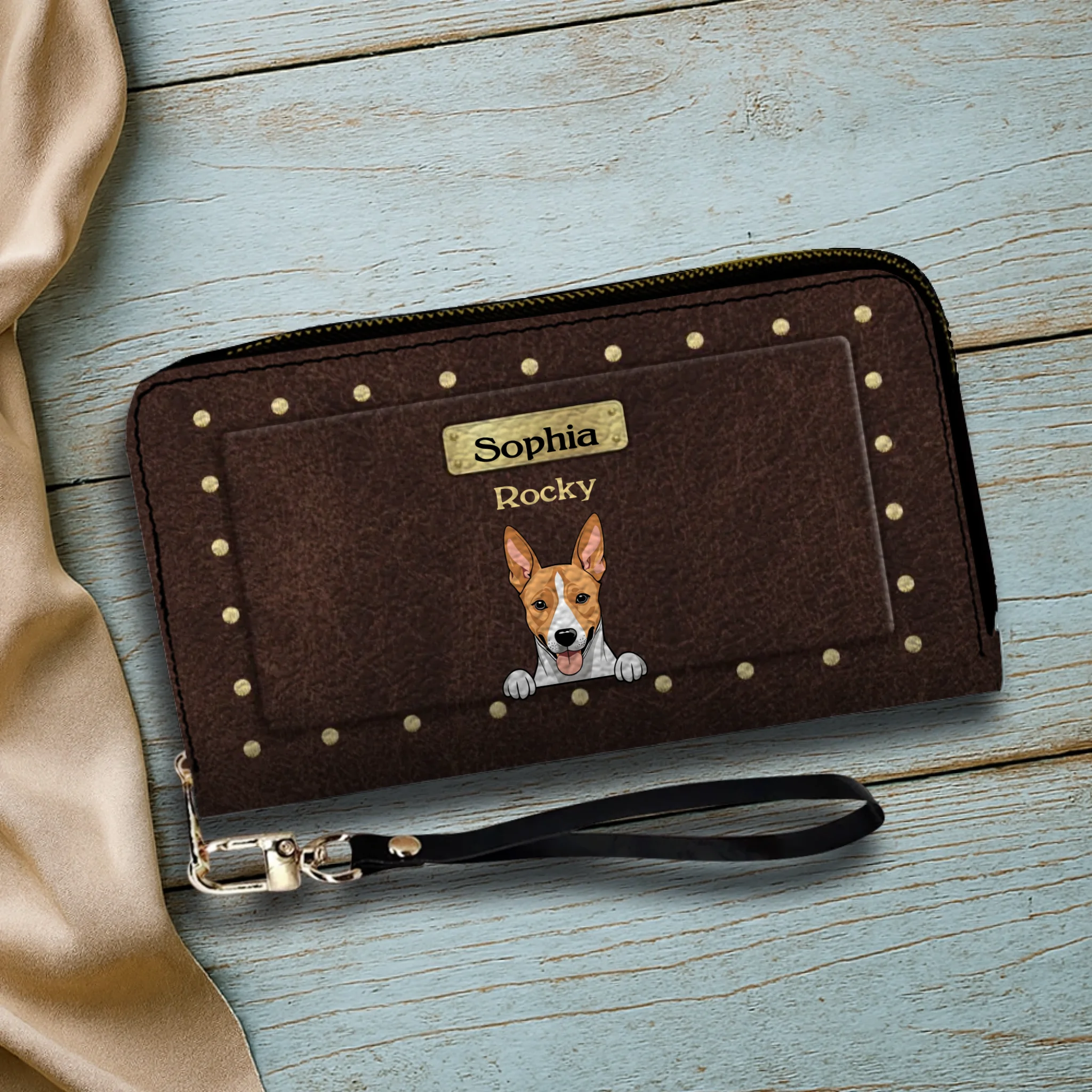 Luxury Personalized Leather Wallet for Pet Lovers – Stylish Gift - 89Prints